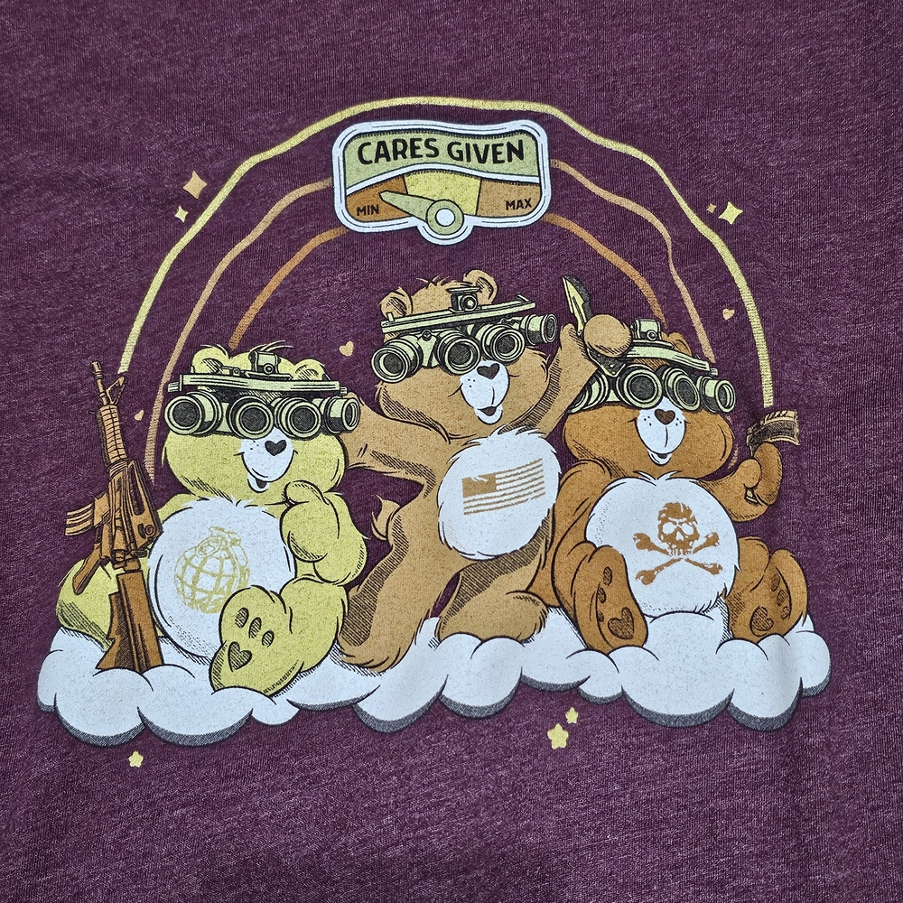 Care Bear Graphic Short Sleeve Nine Line T-shirt